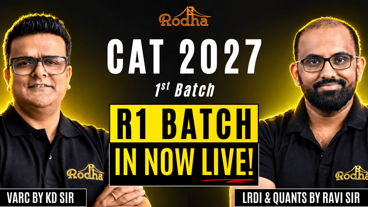 CAT 2027 first batch, now live
