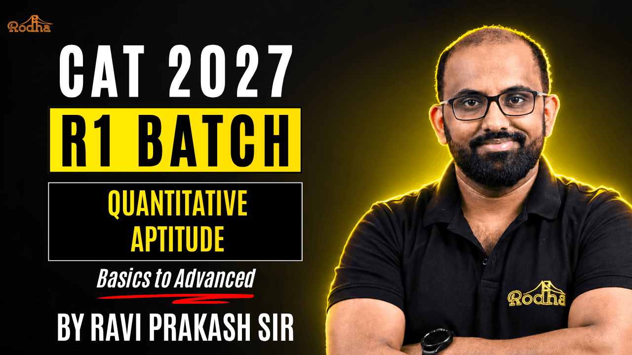 CAT 2027 | R1 (Hinglish) | Quantitative Aptitude Batch - Basics to Advanced by Ravi Sir